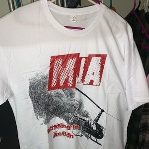 missing in act t-shirt